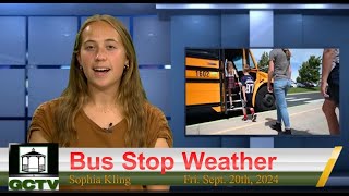 Bus Stop Weather 9-20-24