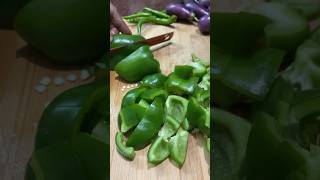 Fruit Ninja of CAPSICUM| Amazing Fruits Cutting Skills | Indian Street Food in 2023 #shorts #food