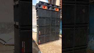 AmaR Sounds 4×15 Setup 16000 Watt Speaker 🔊 Check #new #youtubeshorts #bass #amar #youtubeshorts