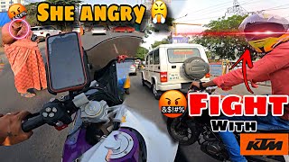 🤬Fight with KTM Boy 🥵 | 😥She Angry On Me 😨 | Motovlog | Tamil | Vasanth Rascal 🔥 | VR 💕