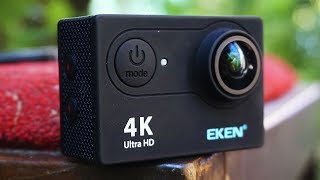 Распаковка Eken h9 ЭКШН КАМЕРА за 38$ 4K, 120fps, WIFI Экшн камера с AliExpres