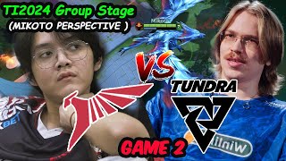 Talon vs Tundra | Mikoto Dragon Knight MIDLANE Perspective Ti2024 Group Stage Game2