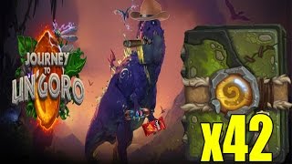 Hearthstone Journey To Un'goro 40 Pack Opening!