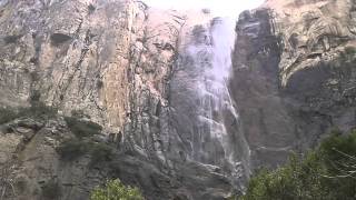 Great View of Waterfall at Yosemite National Park, California (March 2015)