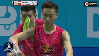 first title WTF from minion - Gideon_Sukamuljo vs Liu_Zhang - Dubai World Superseries Finals 2017