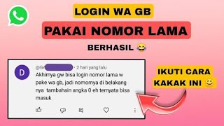 CARA MENGEMBALIKAN AKUN WHATSAPP GB YANG DI BLOKIR PIHAK WHATSAPP || gb wa terbaru 2023 || gb wa