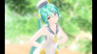 【V+MMD】YYB式改变夏服miku♥夏に去りし君を想フ♥