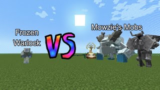 Frozen Warlock vs Mowzie's Mobs Bosses | Minecraft  Mob Battle