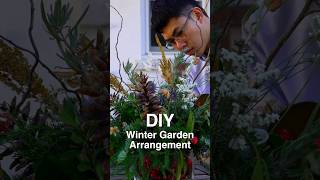 Easy Winter Arrangement that you can create from your garden 🌲❄️