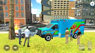 First Aid Ambulance Emergency VAN #18 - Driving On Roof Simulator - Android Game