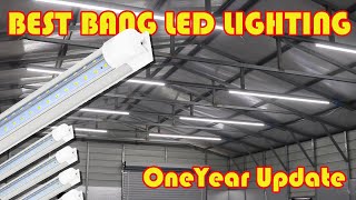 Best Bang for Garage Lights ! 1 Year Review Amazon Cheapest LED Lights Available 5000K