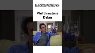 Phil threatens Dylan | Modern Family | Season 1 | #shorts #modernfamily #youtubeshorts #sitcom