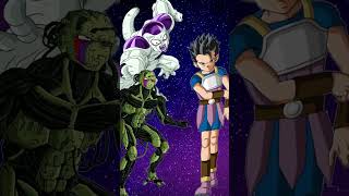 black frieza and cooler vs cabba #anime #dbs #blackfrieza