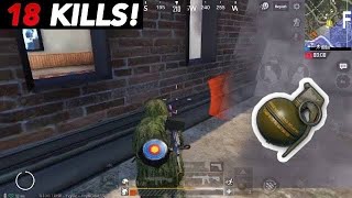 18 solo kills chicken dinner/ pubg mobile ipad rush gameplay.