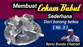 Membuat cekam bubut sederhana dari barang bekas (ke 3)