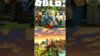 Roblox VS Minecraft #trend #viral #shorts #minecraft