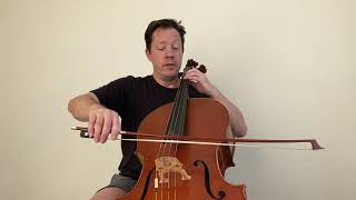 J.S. Bach - Suite for Solo Cello in G Major, BWV 1007. Allemande under tempo