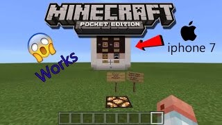 Your Own Iphone 7 In Minecraft Pocket Edition!!