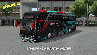 ❗SHARE DAN REVIEW LIVERY TUNGGAL JAYA DARTH VADER SHD ORI || BUS SIMULATOR INDONESIA