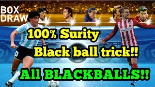 Legends : Spanish Club BLACKBALL TRICK !! - 1000% Sure Blackball | PES 2019 MOBILE