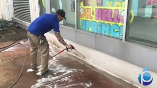 Storefront power washing in Woodbridge, Va