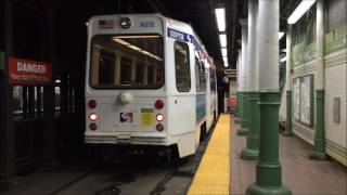 Market-Frankford and Trolley Action @ 19th Street Station