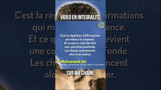 Apprend à surmonter tes difficultés avec la mentalité de Mohamed Ali #shorts #citations #quotes #win