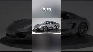 Evolution of a porsche cayman #shorts #porsche #youtubeshorts #shortsfeed