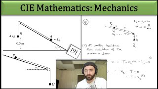 Exam Hack | CIE A-Level Maths | Mechanics | Incline-Pulley Question