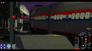 Amtrak and an coaster going pass Carlsbad (Surfliner Project)