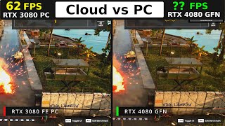 GeForce NOW 4080 vs 3080 PC; Far Cry 6 Raytracing Benchmark, Interesting Results, Cloud vs PC