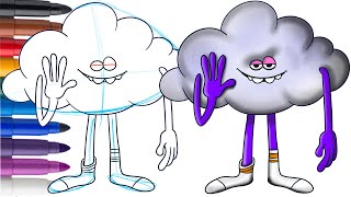 Comment apprendre à dessiner CLOUD GUY / LES TROLLS étape par étape facilement #dessin