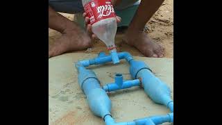 I turn PVC pipe into a water pump at home free no need electricity power