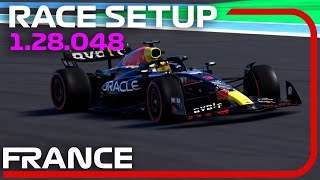 F1 23 FRANCE Qualify Lap + Race Setup (1:28.048)