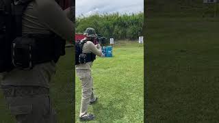 Outside training with Suppressed MP5 SBR 9mm  #trending #9mm #mp5