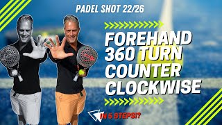 360 Counter Clockwise Turn Mastery: Key Techniques for Padel Success