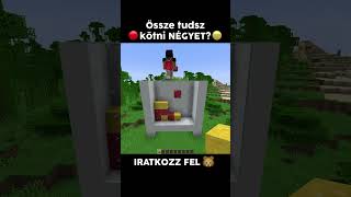 Össze Tudsz Kötni NÉGYET? 💎 #minecraft  #minecraftmemes #minecraftmoment #shorts #bearmedve