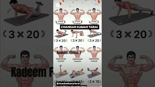 Top#workout#for#both#full chest//six-pack abs#in#trending#workout#in#shorts#by@chandankumartarai.