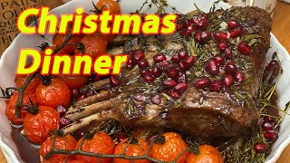 Рождественский стол! Ребрышки ягненка! Стол на Новый Год! Christmas dinner! Lamb on bed of Herb!