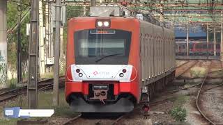 CPTM Trem Q064 Adesivado com Máscara na Máscara - Série 7000