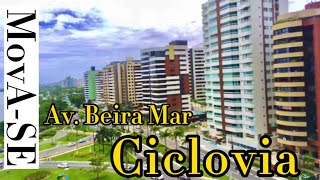 [4K] Aracaju de bike - 13 de Julho / Ciclovia Av. Beira Mar