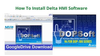 How to Delta HMI software installation