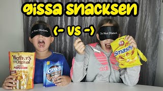 GISSA SNACKSEN 🍿 | BLINDFOLD CHALLENGE