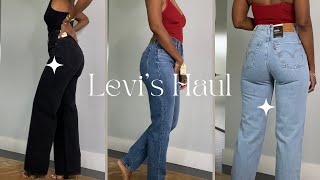 Levi’s Haul/Review - 501 ‘81, Ribcage Wide Leg, Ribcage Straight, Baggy Trousers