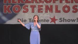 Sängerin Tatsiana Roppelt - Talente-Show „Herzklopfen Kostenlos“ am 07.09.2024