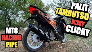 SOUND CHECK NG MT8 RACING PIPE | HONDA CLICK 125i | GAME CHANGER