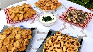 5 RECETTES BISCUITS APÉRITIFS idéal pour vos soirée