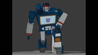 Soundwave on a Mission | 3D Animation Test