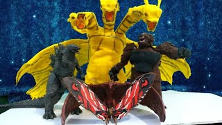 Homemade King Ghidorah and King Kong