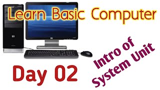 Learn Basic Computer in Urdu #02||Basic system unit|| the knowledge by H Abdul Majid